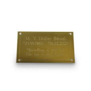 Engraved Plaque
