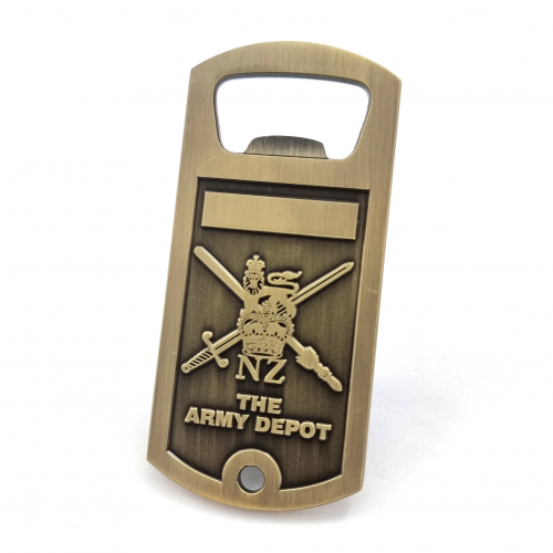 The Army Depot New Zealand Bottle Opener – Brass Finish