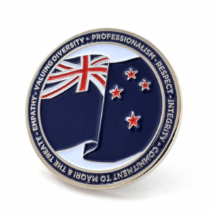 “Empathy – Valueing Diversity – Professionalism – Respect – Integrity – Commitment to Maori & The Treaty” Coin
