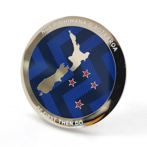 “Nga Pirihimana O Aotearoa, Be First Then Do” Coin