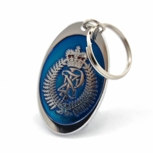 NZ Police Keychain / Keyring – Engraved and Filled