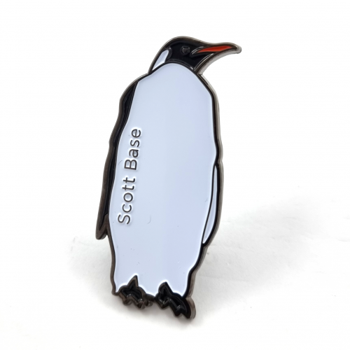 Penguin Fridge Magnet – Black Dye Finish, Three Colour Enamel