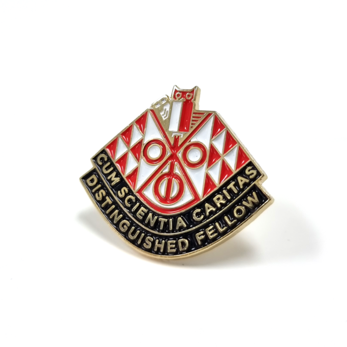 RNZCGP Distinguished Fellow Badge - 35mm, Gold Finish, Three Colour Enamel, One Pin and Clutch