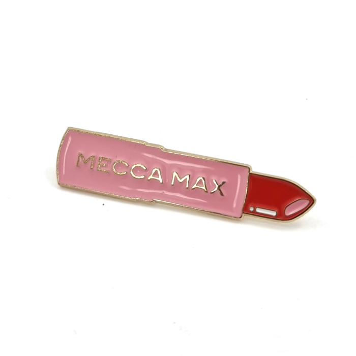 Pride Mecca Lapel pin - 55mm, 3 Colour Enamel, 2 Pins and Clutch Fitting, Gold Plated