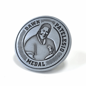 Dawn Patelesio Memorial coin- 45mm, No Colour Enamel, No Fitting, ANtique Nickel plated