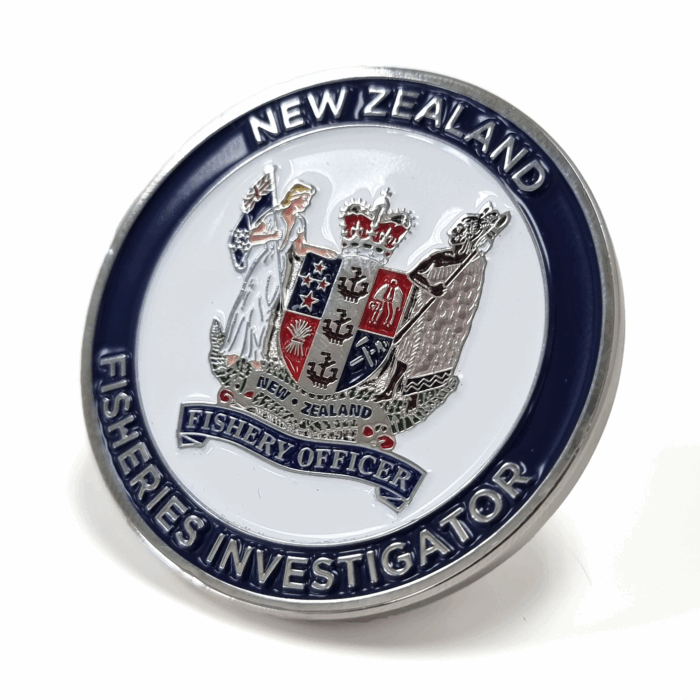 Police Fisheries Investigartor coin