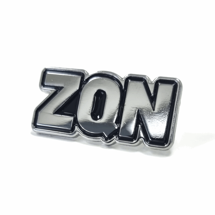 Queenstown Airport Pin - 25mm, 1 Colour Enamel, 1 Pin and Clutch Fitting, Bright Nickel Plated