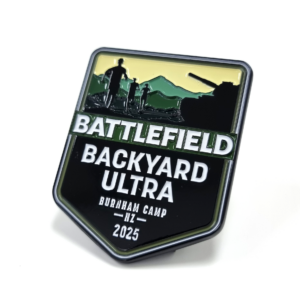 Battlefield Backyard Ultra 2025 Coin - 50mm, 5+ Colour Enamel, No FItting, Black Dye Plated